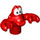 LEGO rouge Crabe avec Gros blanc Yeux (19642 / 36960)