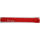 LEGO rouge Grue Bras À l&#039;extérieur avec blanc arrows sur both sides Autocollant Large avec encoche