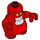 LEGO rot Creature Körper mit Arm (24133)