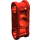LEGO rot Kreuz Block 1 x 3 mit Zwei Achse Löcher (32184 / 42142)