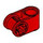 LEGO Red Cross Block 90° 1 x 2 (Axle/Pin) (6536 / 40146)