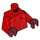 LEGO Rojo Crust Smasher - sin Armadura (30374) Minifigura Torso (973 / 76382)