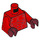 LEGO Red Crust Smasher - without Armor (30374) Minifig Torso (973 / 76382)