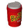 LEGO Red Cup with Lid with ‘BUZZ COLA’ without Hole (15496 / 20850)