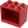 LEGO rot Schrank 2 x 3 x 2 mit versenkten Bolzen (92410)