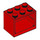 LEGO Red Cupboard 2 x 3 x 2 with Solid Studs (4532)