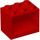 LEGO Red Cupboard 2 x 3 x 2 with Solid Studs (4532)