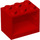 LEGO Rood Kast 2 x 3 x 2 met volle noppen (4532)