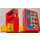 LEGO Red Cupboard 2 x 6 x 7 Fabuland with Map Sticker