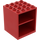 LEGO Rosso Credenza 4 x 4 x 4 Homemaker con fori per portaoggetti