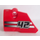 LEGO Red Curved Panel 1 Left with &quot;42&quot; Sticker (87080)