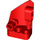 LEGO Rood Gebogen Paneel 2 Rechtsaf (87086)