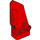 LEGO rouge Incurvé Panneau 3 La gauche (64683)