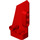 LEGO rouge Incurvé Panneau 4 Droite (64391)