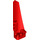 LEGO rouge Incurvé Panneau 5 La gauche (64681)