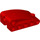 LEGO rouge Incurvé Panneau 5 x 3 x 2 Faisceau (80285)