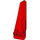 LEGO rouge Incurvé Panneau 6 Droite (64393)