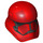 LEGO rot Gebogen Stormtrooper Helm mit Sith Trooper Schwarz Marking (64298)
