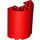 LEGO Red Cylinder 3 x 6 x 6 Half (35347 / 87926)