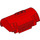 LEGO Rood Cilinder 3 x 8 x 5 Halve met 3 Gaten (15361)