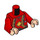 LEGO Red Dani Dennison Minifig Torso (973 / 76382)