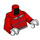 LEGO rouge Darth Malak Minifig Torse (973 / 76382)