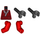 LEGO Red Darth Maul in Santa outfit Torso (973 / 76382)