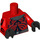 LEGO Rood Darth Maul met Mechanisch Poten Torso (973 / 88585)