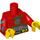 LEGO rot Deadshot Minifig Torso (973 / 88585)