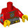 LEGO Red Deadshot Minifig Torso (973 / 88585)