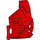 LEGO rouge Design Shell 5 x 7 avec Balle Épingle (92223)