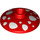 LEGO rouge Dish 2 x 2 avec Mushroom (4740 / 93051)