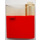 LEGO Red Door 1 x 3 x 3 Right with Window and Horizontal Handle