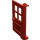 LEGO rouge Porte 1 x 4 x 5 avec 4 Panes avec 2 points sur le pivot (3861)