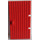 LEGO Red Door 1 x 4 x 6 Grooved (3644)