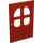 LEGO rot Tür 2 x 6 x 7 mit Vier Panes (4072)