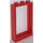 LEGO Rood Deur Kader 1 x 3 x 4 (3579)