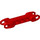 LEGO Red Double Ball Joint Connector with Squared Ends and Open Axle Holes (89651)