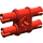 LEGO rouge Double Épingle avec Perpendiculaire Axlehole (32138 / 65098)