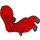 LEGO rouge Dragon La gauche Bras avec Noir Claws (62435 / 62578)