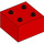 LEGO rouge Duplo Brique 2 x 2 (3437 / 89461)