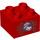 LEGO Red Duplo Brick 2 x 2 with Spider (3437 / 15944)