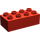 LEGO Red Duplo Brick 2 x 4 (3011 / 31459)