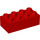 LEGO rouge Duplo Brique 2 x 4 (3011 / 31459)