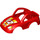LEGO rouge Duplo Auto Châssis 6 x 10 x 3 avec &quot;12&quot; et &quot;Speed&quot; (77943)