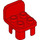 LEGO rouge Duplo Chair 2 x 2 x 2 avec Goujons (6478 / 34277)
