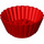 LEGO Red Duplo Cupcake Liner 4 x 4 x 1.5 (18805 / 98215)