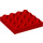 LEGO rot Duplo Platte 4 x 4 (14721)