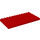 LEGO rouge Duplo assiette 6 x 12 (4196 / 18921)