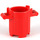 LEGO Red Dustbin with 4 Lid Holders (28967 / 92926)